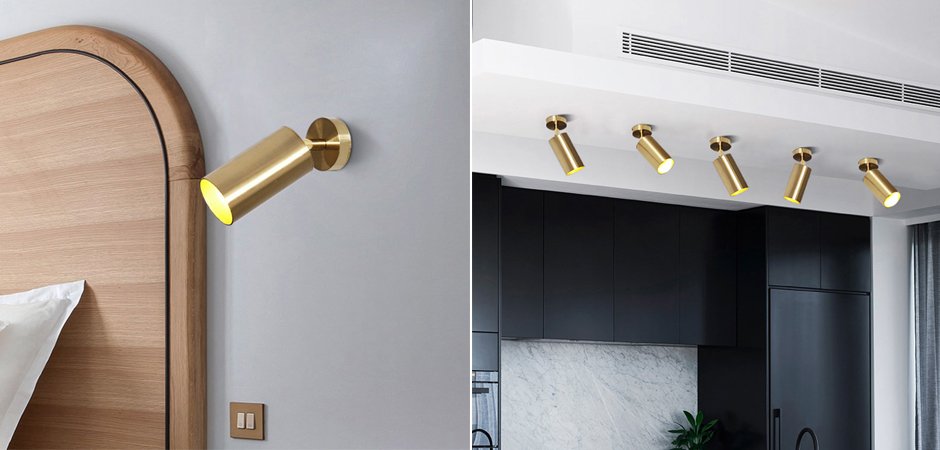 Спот GMCA01 Gold Ceiling Light Спот GMCA01 Gold Ceiling Light - Loft-Concept в Тюмени