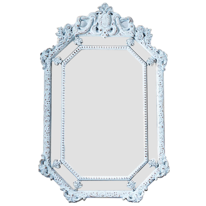 Зеркало Keppel Mirror Pastel Blue Винтажный голубой Античное зеркальное стекло Зеркало Keppel Mirror Pastel Blue Винтажный голубой Античное зеркальное стекло в Тюмени | Loft Concept