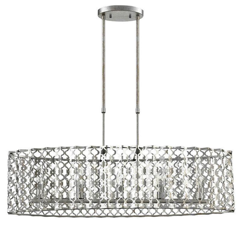 Люстра Arabesque Quatrefoil Drum Шампань Винтаж Люстра Arabesque Quatrefoil Drum Шампань Винтаж в Тюмени | Loft Concept