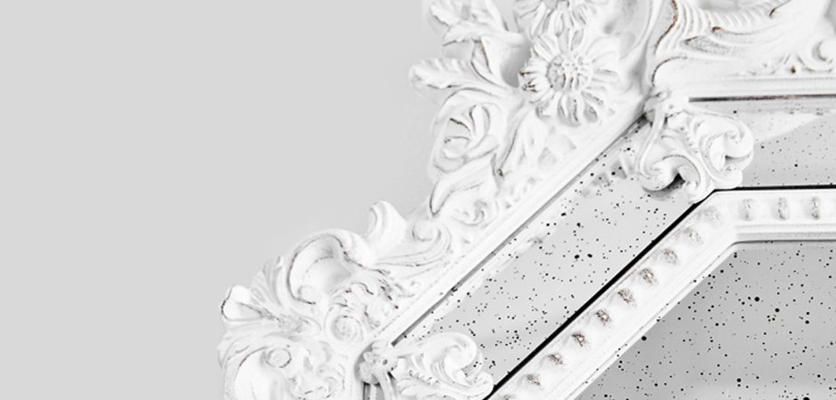 Зеркало Antique ornament White Зеркало Antique ornament White - Loft-Concept в Тюмени