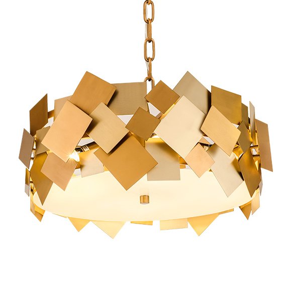 Люстра Gold Plate Chandelier 4 Люстра Gold Plate Chandelier 4 в Тюмени | Loft Concept
