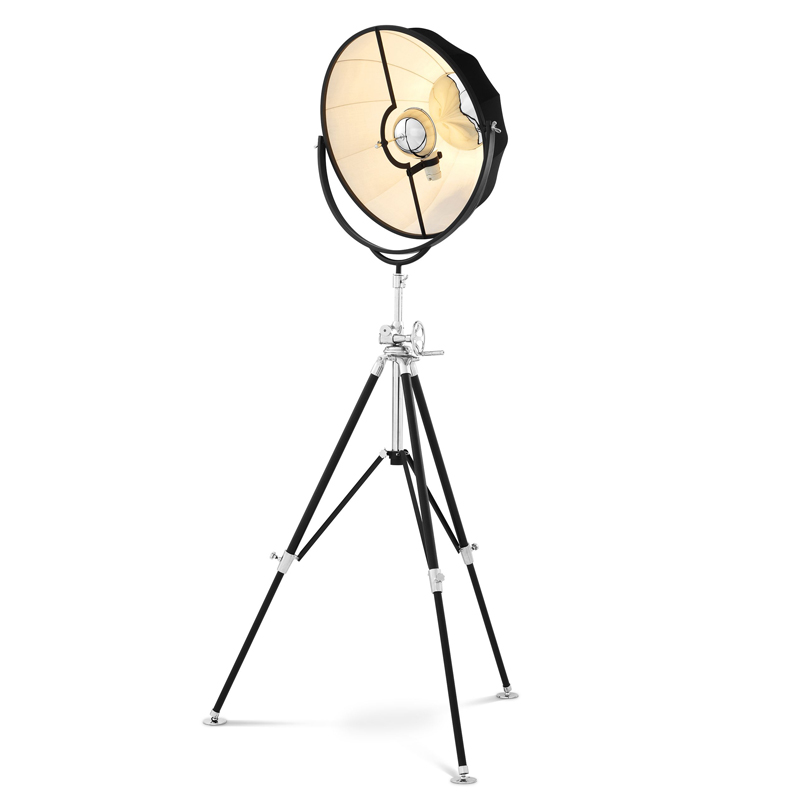 Торшер Eichholtz Floor Lamp Vertigo Черный Никель Торшер Eichholtz Floor Lamp Vertigo Черный Никель в Тюмени | Loft Concept