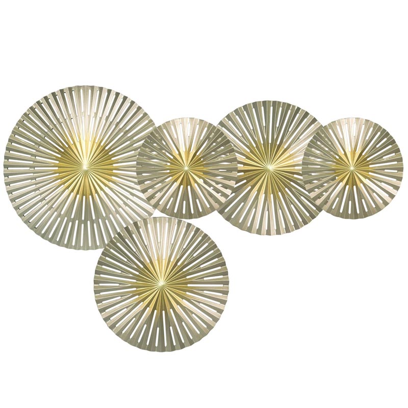 Арт-объект Apollo Gold and Silver Wall Plaque Disc gap 5 Золотой Серебряный Арт-объект Apollo Gold and Silver Wall Plaque Disc gap 5 Золотой Серебряный в Тюмени | Loft Concept