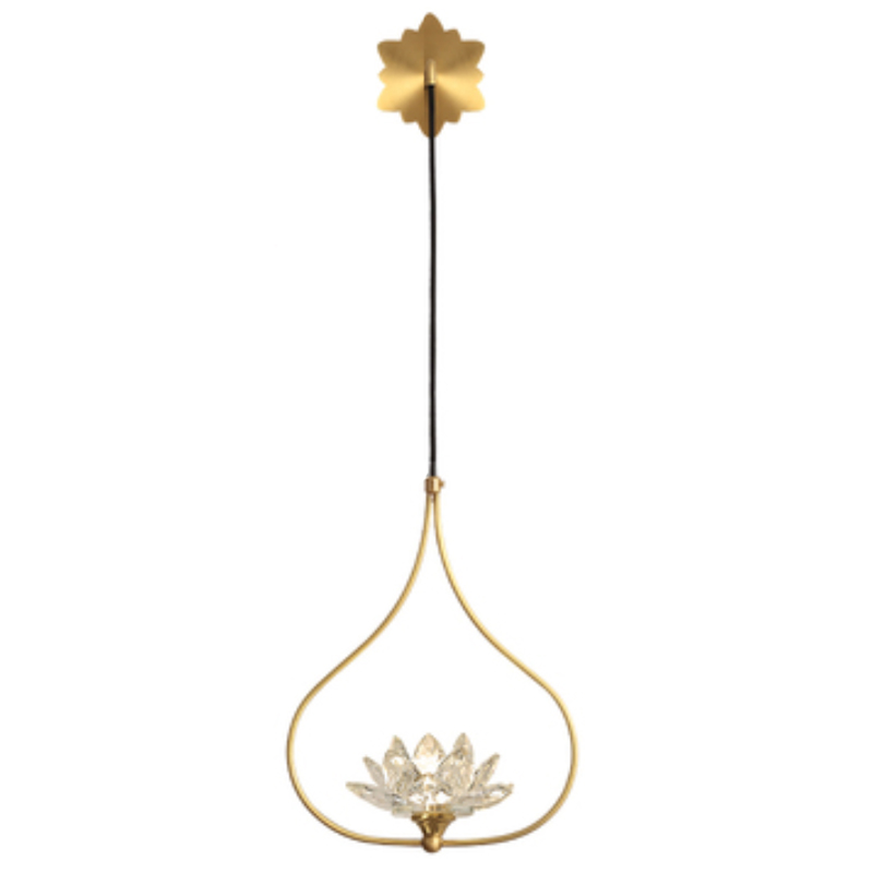 Бра Хрустальный Цветок Лотоса Lotus flower Wall Clear Glass B Латунь Прозрачное Стекло Бра Хрустальный Цветок Лотоса Lotus flower Wall Clear Glass B Латунь Прозрачное Стекло в Тюмени | Loft Concept