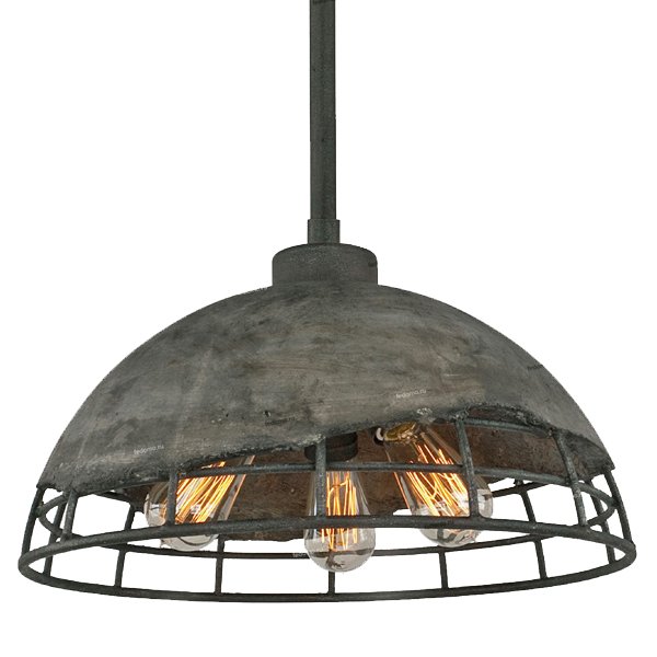 Подвесной светильник Stone industrial lamp 3 Серый (Gray) в Тюмени | Loft Concept 