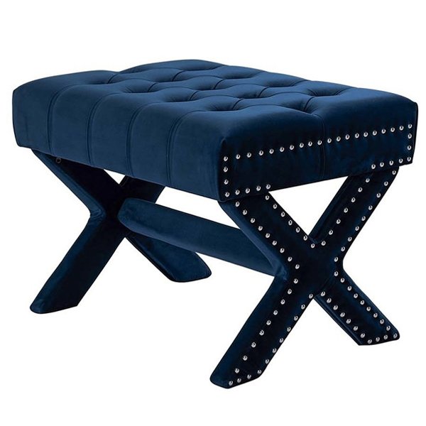 Оттоманка Fantastic X Bench Ottoman Темно-синий Оттоманка Fantastic X Bench Ottoman Темно-синий в Тюмени | Loft Concept