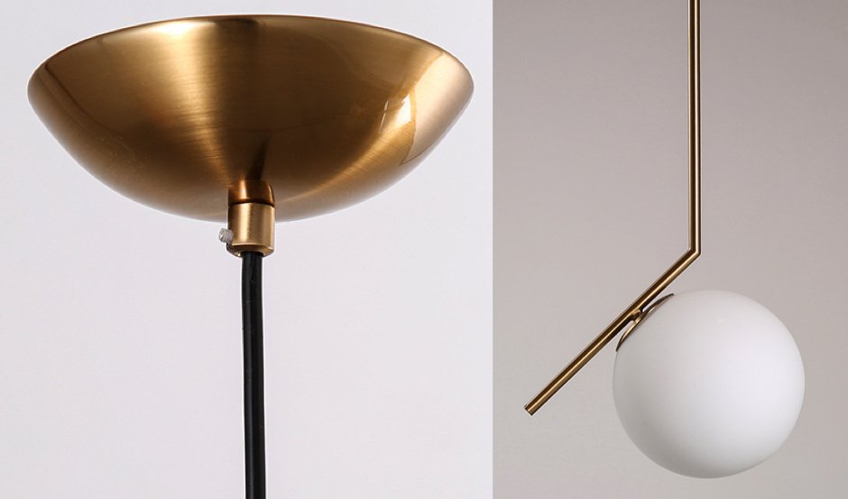 Светильник Flos IC Lighting Pendant brass Family Светильник Flos IC Lighting Pendant brass Family - Loft-Concept в Тюмени