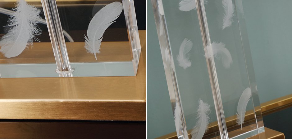Настольная лампа Frozen Feathers Настольная лампа Frozen Feathers - Loft-Concept в Тюмени
