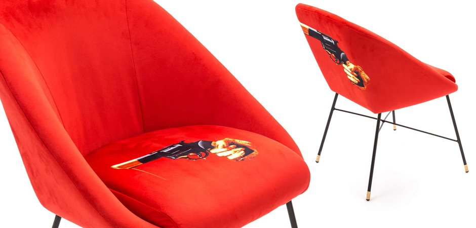 Полукресло Seletti Padded Chair Revolver Полукресло Seletti Padded Chair Revolver - Loft-Concept в Тюмени
