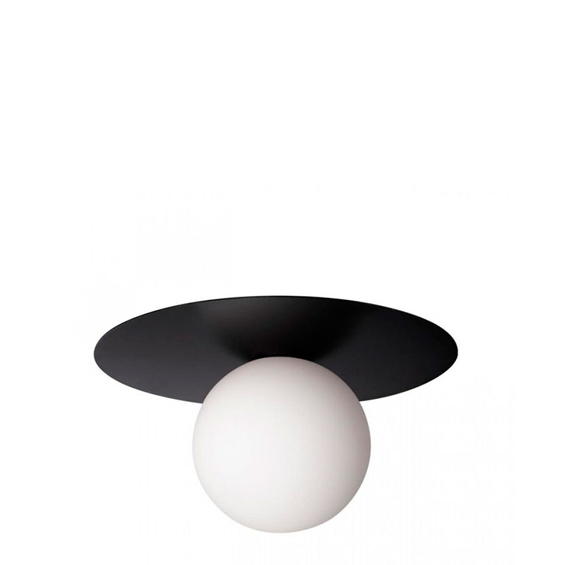 Светильник потолочный MATISSE Black 25 см Белый Черный Светильник потолочный MATISSE Black 25 см Белый Черный в Тюмени | Loft Concept
