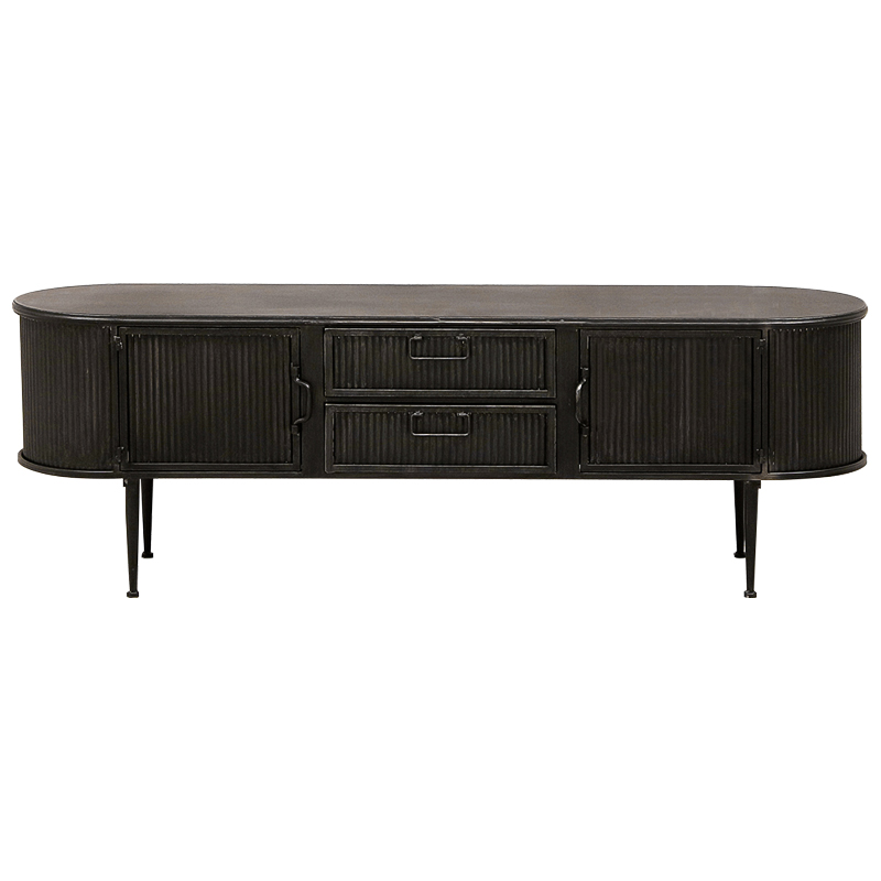 ТВ-тумба Hugon Wood Metal TV Stand Коричневый ТВ-тумба Hugon Wood Metal TV Stand Коричневый в Тюмени | Loft Concept