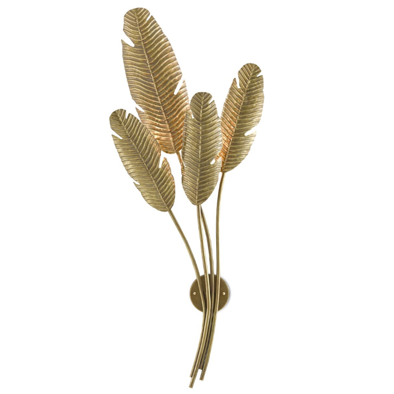 Бра Листья Золотые Пальмы Golden Palm Leaves Wall Lamp Золотой Бра Листья Золотые Пальмы Golden Palm Leaves Wall Lamp Золотой в Тюмени | Loft Concept
