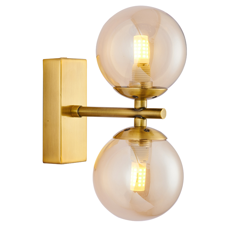 Бра Berries Sconce amber Латунь Янтарь (Amber) Бра Berries Sconce amber Латунь Янтарь (Amber) в Тюмени | Loft Concept