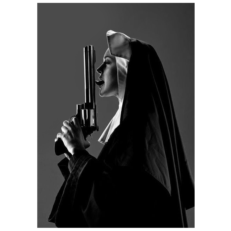 Постер Черно-Белый Nun III Черно-белый Постер Черно-Белый Nun III Черно-белый в Тюмени | Loft Concept