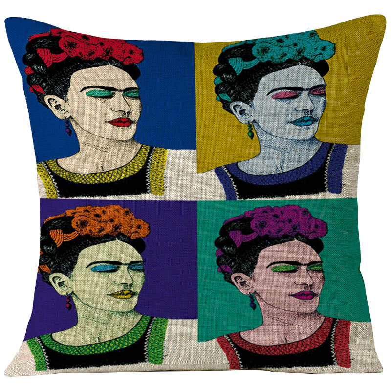 Декоративная подушка Frida Kahlo 12 Мульти Декоративная подушка Frida Kahlo 12 Мульти в Тюмени | Loft Concept