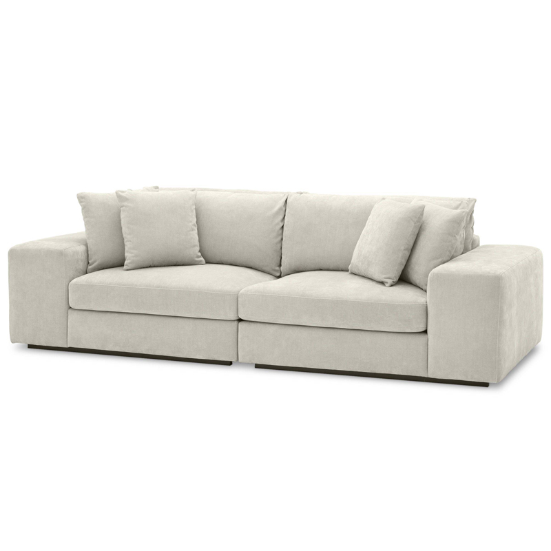 Диван Eichholtz Sofa Vista Grande sand Песочный Черный в Тюмени | Loft Concept 