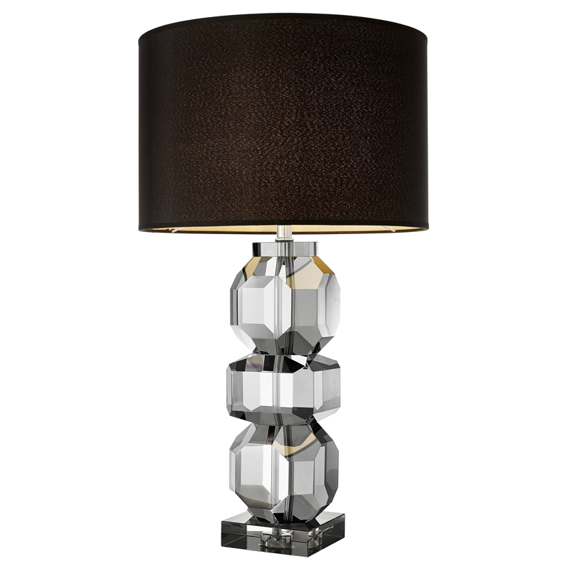 Настольная лампа Eichholtz Table Lamp Mornington Стекло Смок Черный Настольная лампа Eichholtz Table Lamp Mornington Стекло Смок Черный в Тюмени | Loft Concept