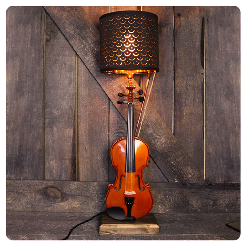 Настольная лампа Violin brown Коричневый Настольная лампа Violin brown Коричневый в Тюмени | Loft Concept