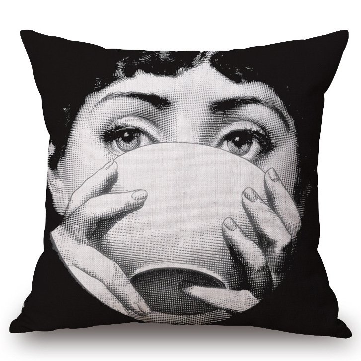 Декоративная подушка Fornasetti 009 Декоративная подушка Fornasetti 009 в Тюмени | Loft Concept