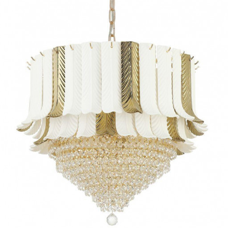 Люстра Aronson Chandelier 55 Прозрачный Золотой Люстра Aronson Chandelier 55 Прозрачный Золотой в Тюмени | Loft Concept