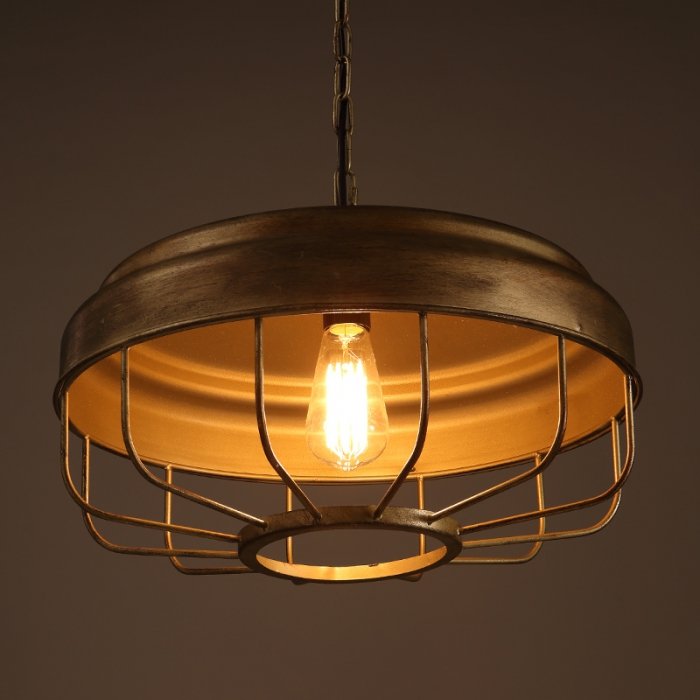 Подвесной светильник Lofter Golden Cage Коричневый Подвесной светильник Lofter Golden Cage Коричневый в Тюмени | Loft Concept
