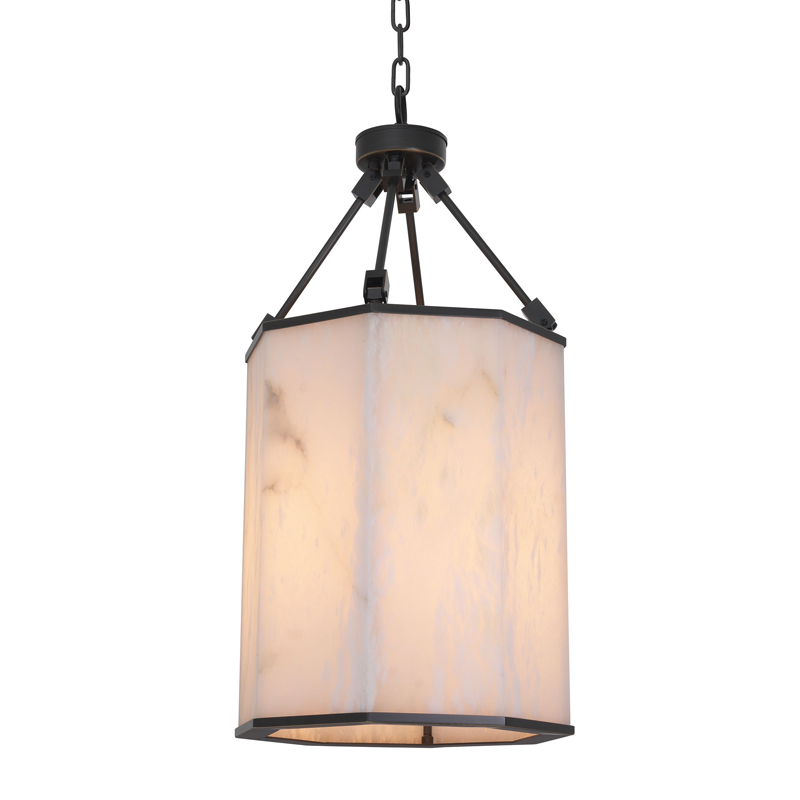 Подвесной светильник Eichholtz Chandelier Victoire S Белый Темная бронза Подвесной светильник Eichholtz Chandelier Victoire S Белый Темная бронза в Тюмени | Loft Concept