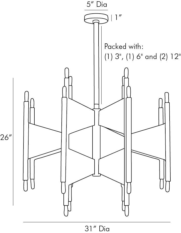 Люстра Arteriors DESKINS CHANDELIER Люстра Arteriors DESKINS CHANDELIER в Тюмени