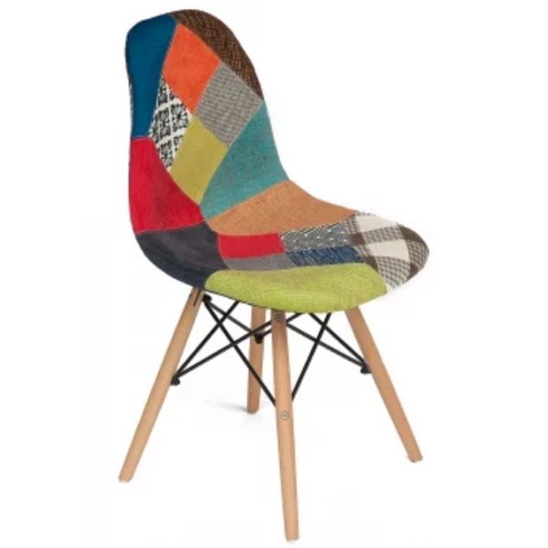 Стул DSW Patchwork II Мульти Древесина Стул DSW Patchwork II Мульти Древесина в Тюмени | Loft Concept