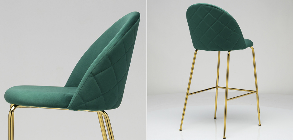 Барный стул Vendramin Bar Stool green Барный стул Vendramin Bar Stool green - Loft-Concept в Тюмени