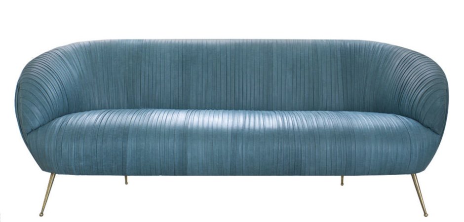 Софа Kelly Wearstler Souffle Settee Leather Софа Kelly Wearstler Souffle Settee Leather - Loft-Concept в Тюмени