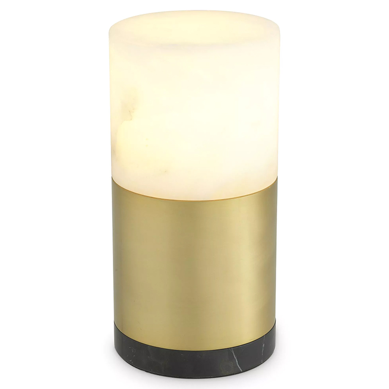 Настольная лампа Eichholtz Table Lamp McLean 15 cm Белый Мрамор Bianco Латунь Черный Мрамор Nero Настольная лампа Eichholtz Table Lamp McLean 15 cm Белый Мрамор Bianco Латунь Черный Мрамор Nero в Тюмени | Loft Concept