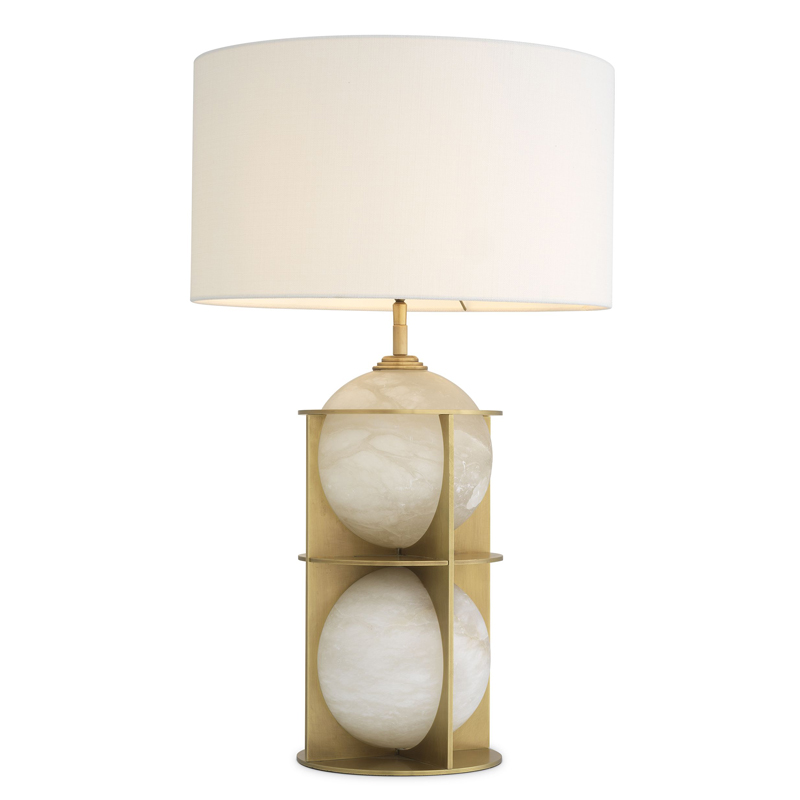 Настольная лампа Eichholtz Table Lamp Eternity Латунь Античная полированная Кремовый Настольная лампа Eichholtz Table Lamp Eternity Латунь Античная полированная Кремовый в Тюмени | Loft Concept