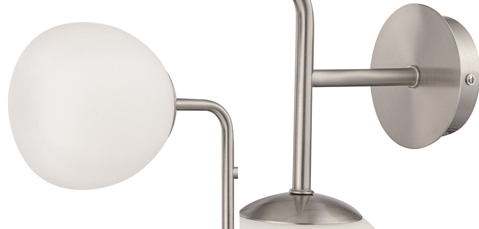 Бра Tiepolo Ball Sconces Double nickel Бра Tiepolo Ball Sconces Double nickel - Loft-Concept в Тюмени
