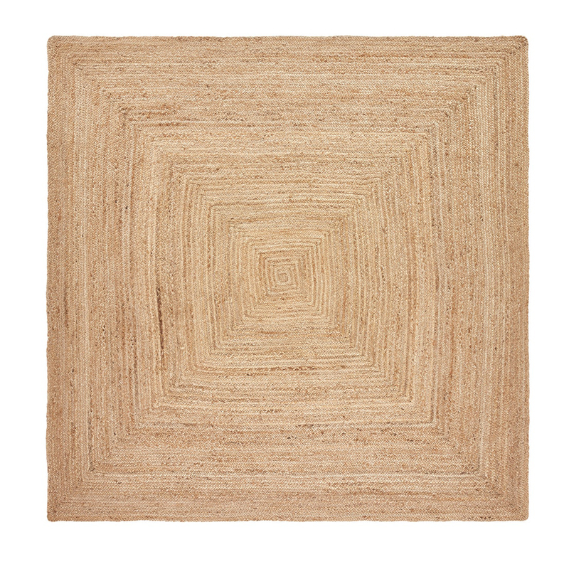 Ковер Square Carpet 100% джут Бежевый Ковер Square Carpet 100% джут Бежевый в Тюмени | Loft Concept