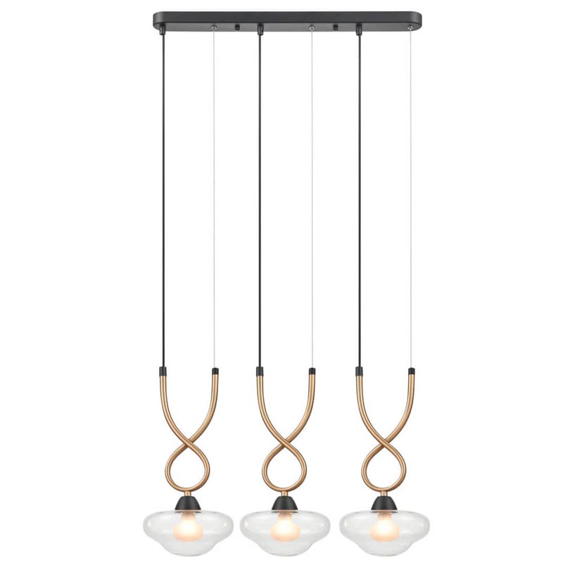 Люстра Yolanda Chandelier Латунь Черный Люстра Yolanda Chandelier Латунь Черный в Тюмени | Loft Concept