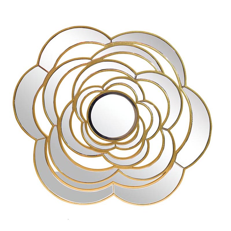 Зеркало Mirrored Flower Gold Золотой Зеркало Mirrored Flower Gold Золотой в Тюмени | Loft Concept