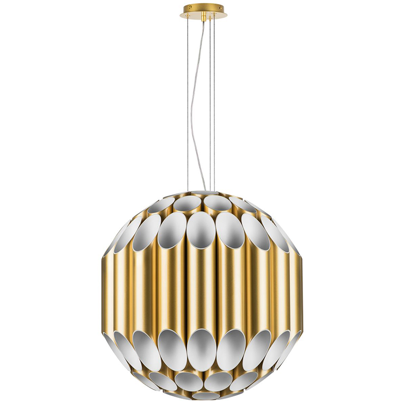 Люстра Garbi Gold Pipe Organ Chandelier 80 Золотой Белый Люстра Garbi Gold Pipe Organ Chandelier 80 Золотой Белый в Тюмени | Loft Concept