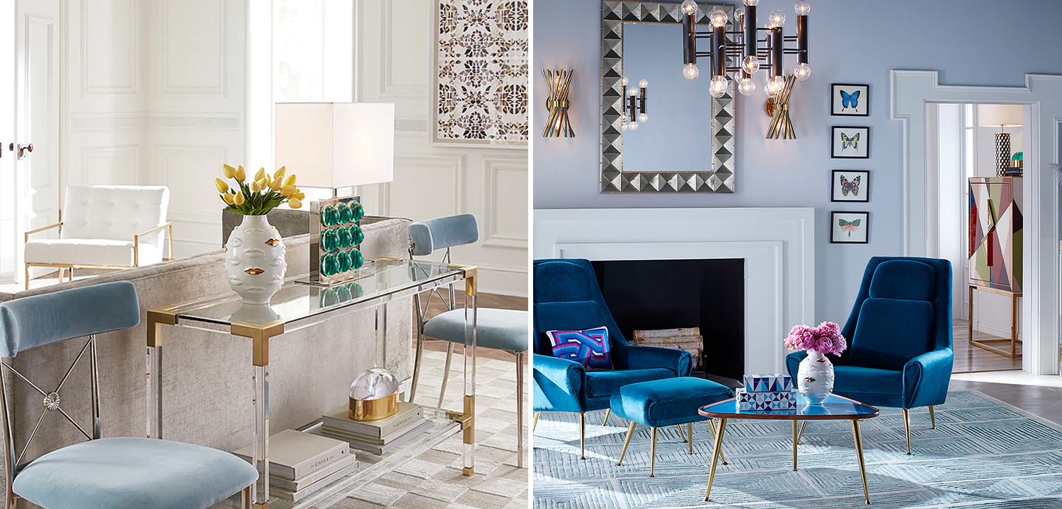 Ваза Jonathan Adler Gilded Gala Round Vase - фото