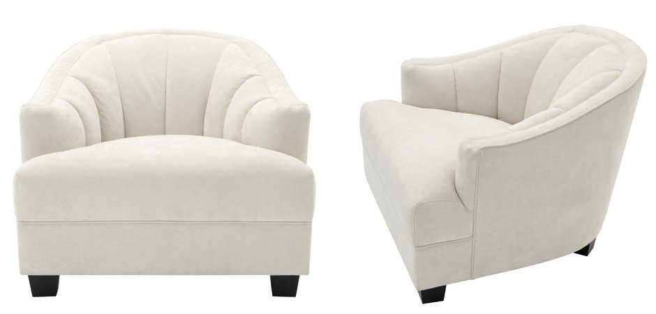 Кресло Eichholtz Chair Polaris Ecru Кресло Eichholtz Chair Polaris Ecru - Loft-Concept в Тюмени