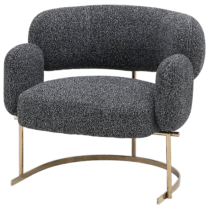 Кресло Madge Armchair Серый Глянцевое золото Кресло Madge Armchair Серый Глянцевое золото в Тюмени | Loft Concept