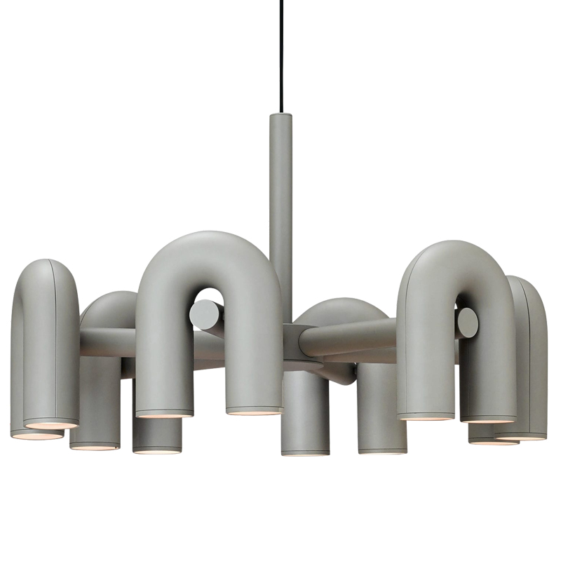 Люстра Cirkus AGO Lighting Gray 4-6 Светло-серый Люстра Cirkus AGO Lighting Gray 4-6 Светло-серый в Тюмени | Loft Concept