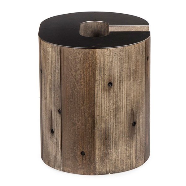Столик Wooden Alphabet С Side Table Графит Коричневый Столик Wooden Alphabet С Side Table Графит Коричневый в Тюмени | Loft Concept