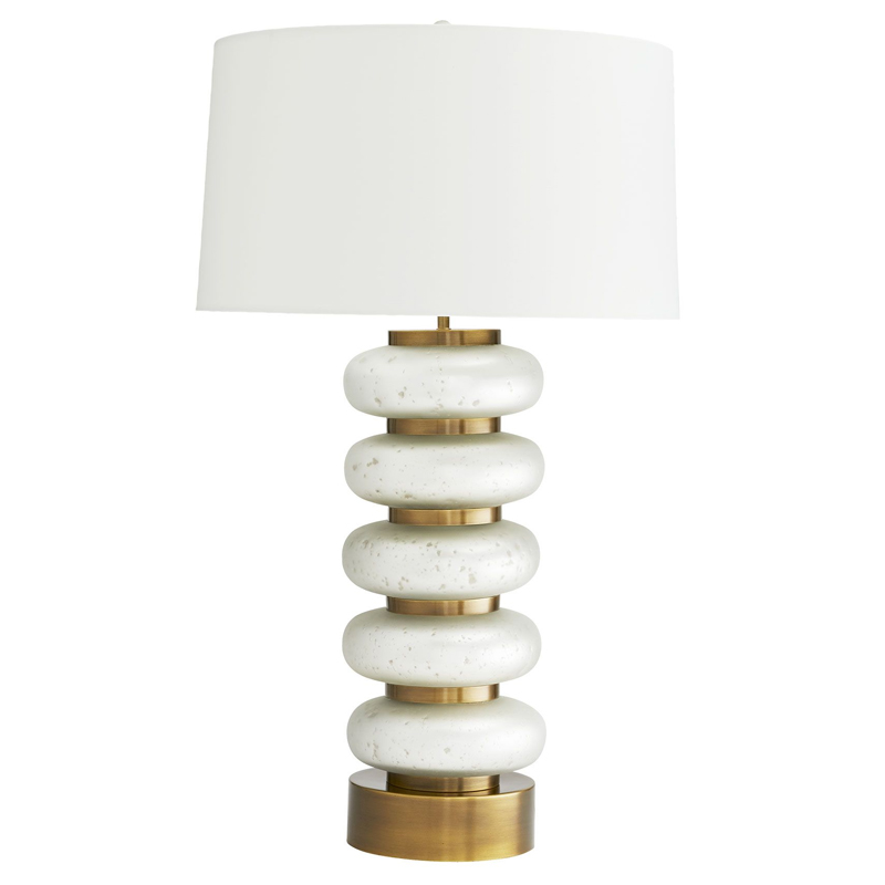 Дизайнерская настольная лампа GAELEN LAMP Белый Золотой Серый Дизайнерская настольная лампа GAELEN LAMP Белый Золотой Серый в Тюмени | Loft Concept