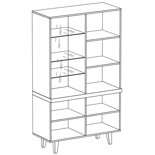 Шкаф-буфет Arden Mirror Cupboard Шкаф-буфет Arden Mirror Cupboard в Тюмени