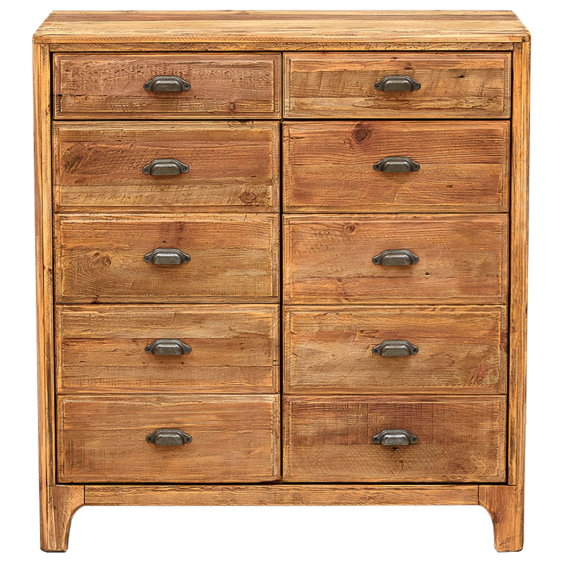 Комод из массива сосны в стиле лофт Pauley Loft Chest of Drawers Древесина Металлик винтаж Комод из массива сосны в стиле лофт Pauley Loft Chest of Drawers Древесина Металлик винтаж в Тюмени | Loft Concept