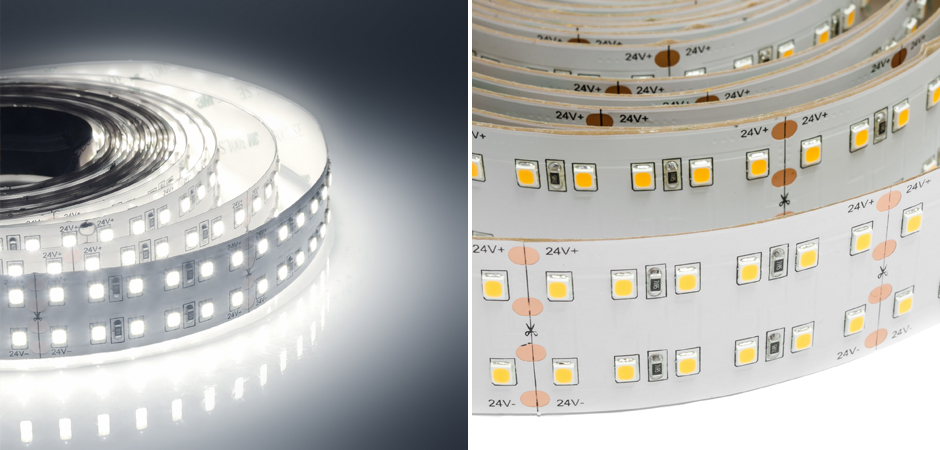 Светодиодная лента 38W/m 240 диодов/2м 2835SMD дневной белый 5M Светодиодная лента 38W/m 240 диодов/2м 2835SMD дневной белый 5M - Loft-Concept в Тюмени