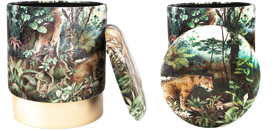 Пуф PUF Jungle Print lynx Пуф PUF Jungle Print lynx - Loft-Concept в Тюмени