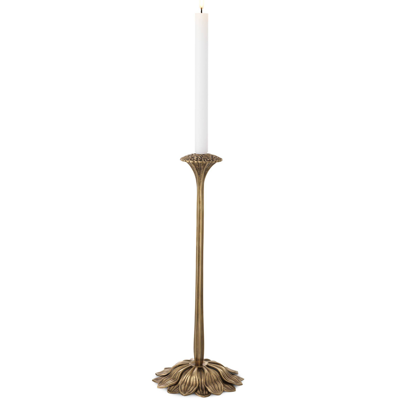 Подсвечник Eichholtz Candle Holder Lorraine Винтажная латунь Подсвечник Eichholtz Candle Holder Lorraine Винтажная латунь в Тюмени | Loft Concept