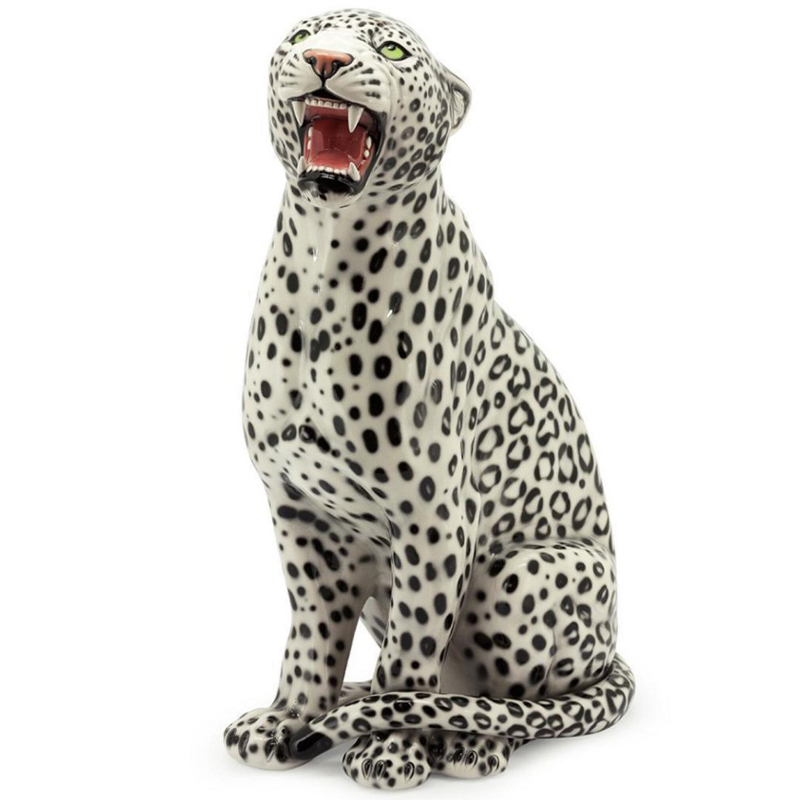 Статуэтка Abhika Leopard Dx Ivory Светло-бежевый Черный Статуэтка Abhika Leopard Dx Ivory Светло-бежевый Черный в Тюмени | Loft Concept