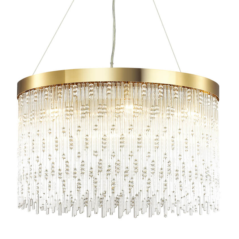 Люстра Hailstorm Rain Kerri Chandelier gold 60 Прозрачный (Transparent) Золотой Люстра Hailstorm Rain Kerri Chandelier gold 60 Прозрачный (Transparent) Золотой в Тюмени | Loft Concept